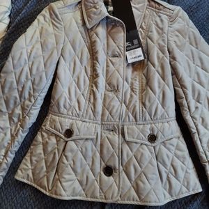 Burberry Quilted Jacket Beige XS